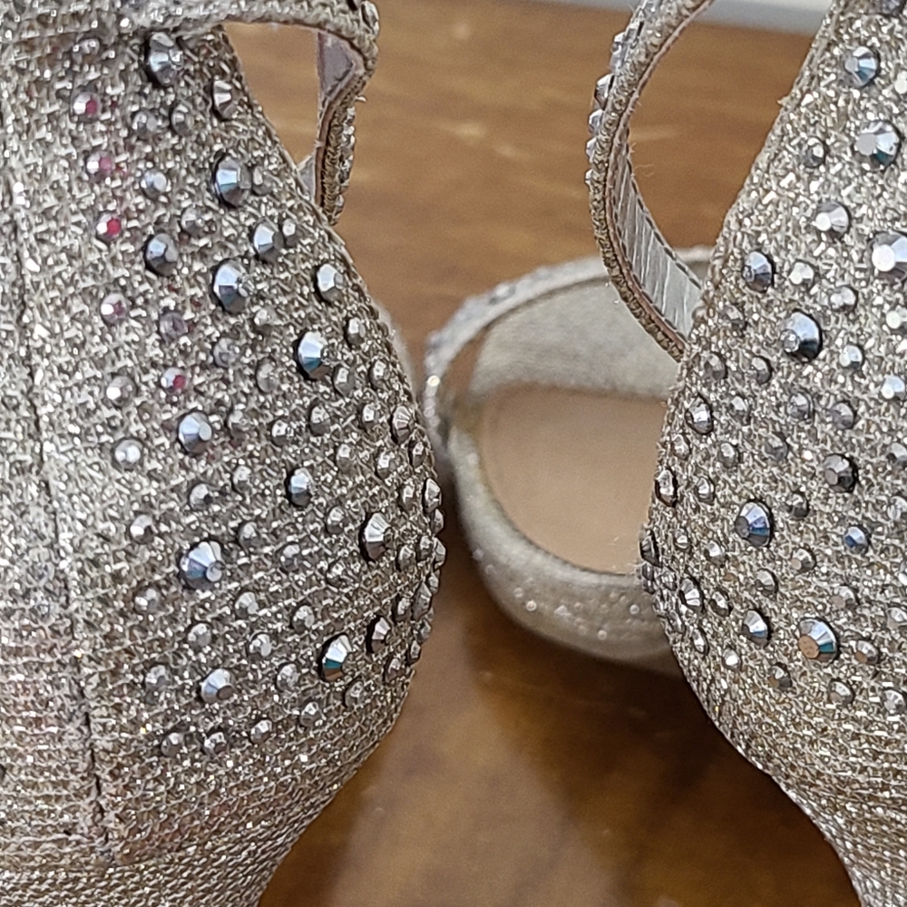Material Girl Blaire Stiletto Silver Embellished - Picture 6 of 10